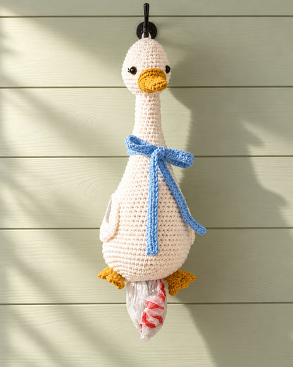 Goose Bag Holder Crochet Pattern PDF – Kitchen Bag Dispenser