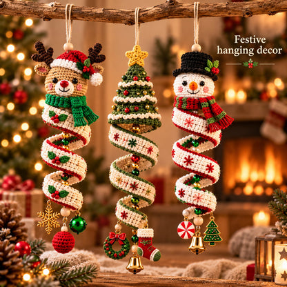 10+ Christmas Spiral Crochet Pattern Bundle PDF – Amigurumi Ornaments