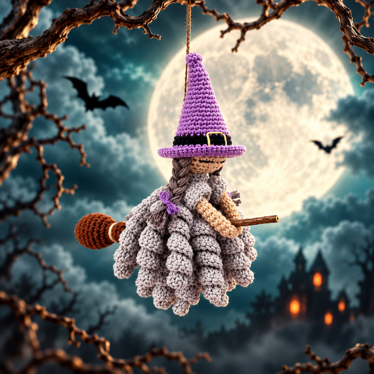 Flying Witch Crochet Pattern PDF | Ave Lune Crochet