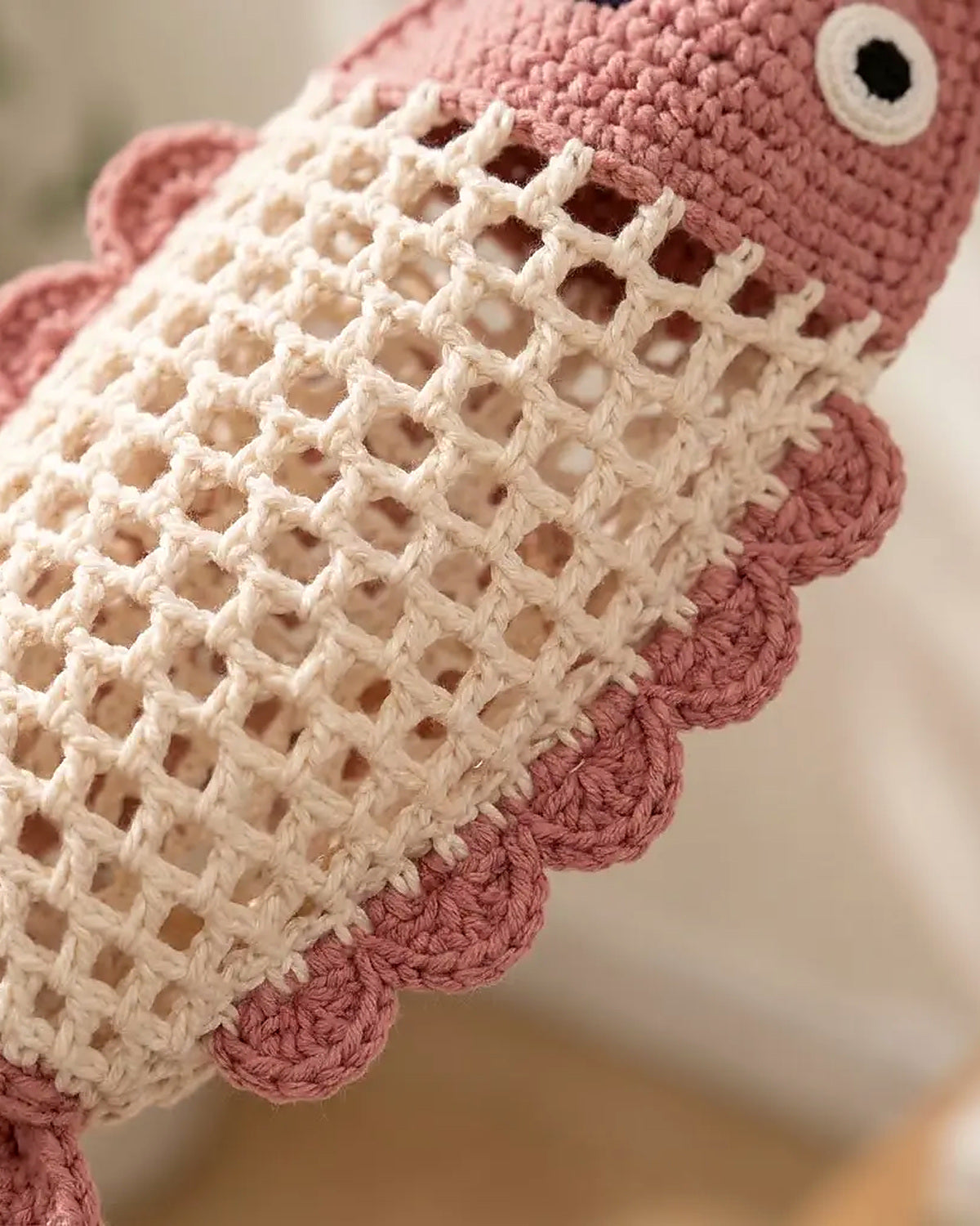 Little Fish Bag Keeper Crochet Pattern PDF – Hanging Plastic Bag Holder