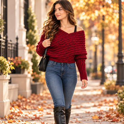 Misty Lake Crochet Sweater Scarf Pattern PDF – Scarf With Sleeves