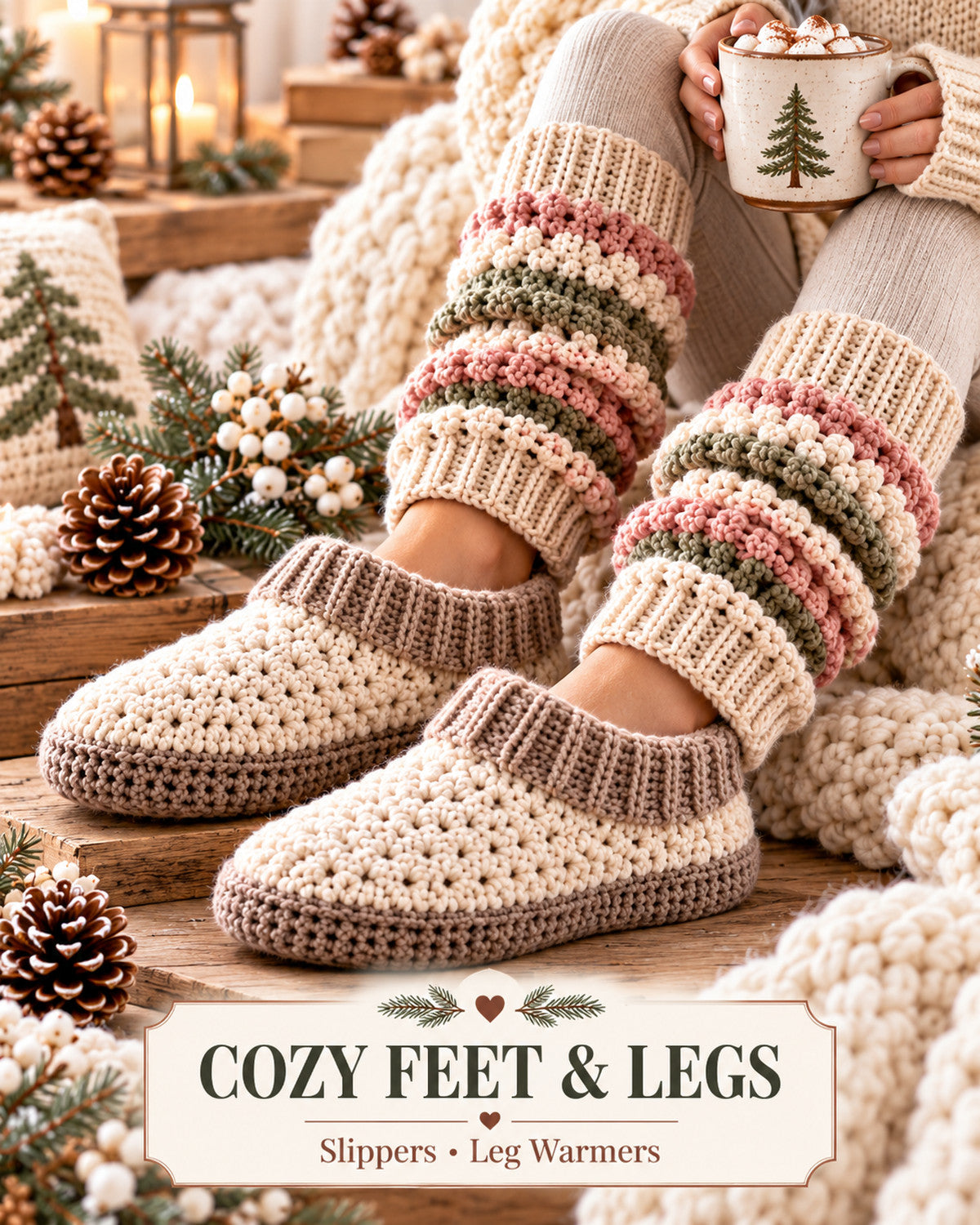Winter Wearables Crochet Pattern Bundle PDF – 10 Cozy Designs