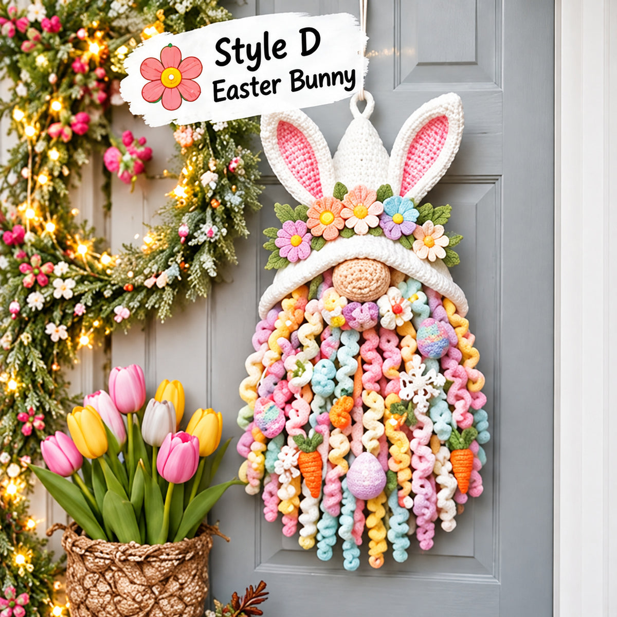 Seasonal Gnome Door Hanger Crochet Pattern PDF | Choose 1 Style or All 6 Holiday Designs