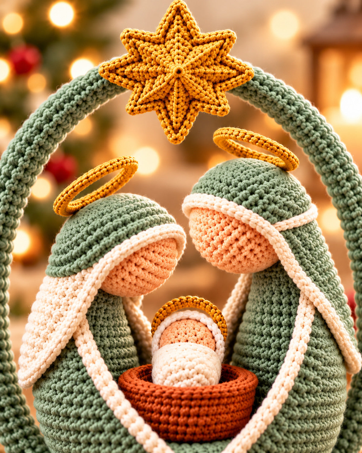 Crochet Nativity Scene Pattern PDF – Holy Family Christmas Amigurumi