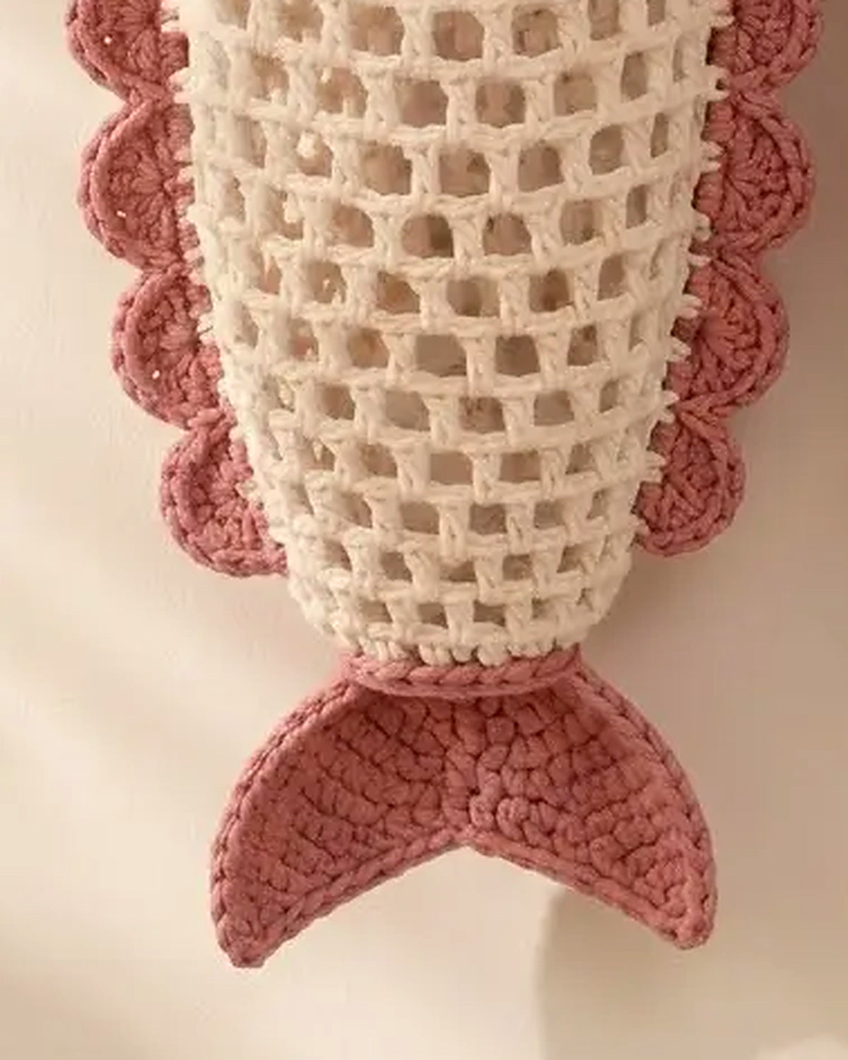 Little Fish Bag Keeper Crochet Pattern PDF – Hanging Plastic Bag Holder